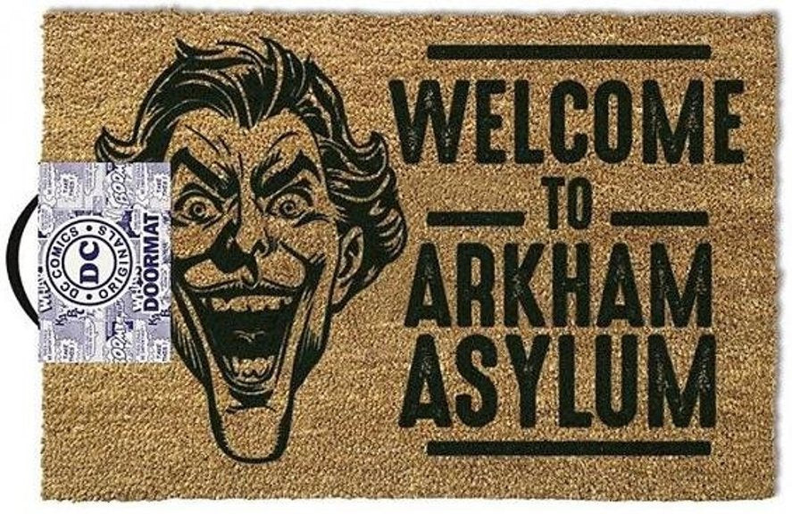DC Comics The Joker Welcome To Arkham Asylum Coir Doormat Dubai